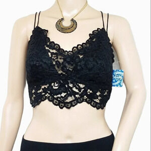 Free People Celine Lace Crochet Bralette